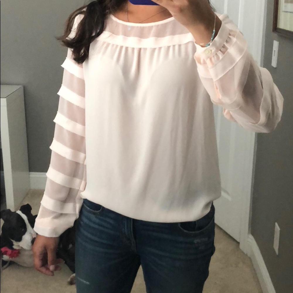 Loft Blush Blouse